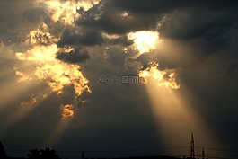 雷暴,云,天氣