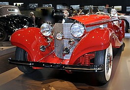 汽車,奔馳,紅色