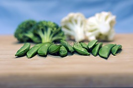 豆類,綠色,串