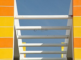 建筑,顏色,管