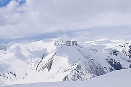 山,雪,冬天
