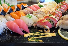 壽司,魚,食品