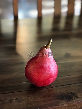 紅色,梨,靜物