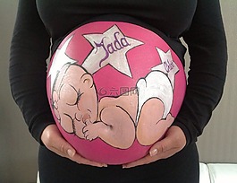 bellypaint,肚皮畫,懷孕