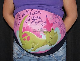 bellypaint,肚皮畫,懷孕