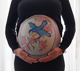 bellypaint,肚皮畫,懷孕