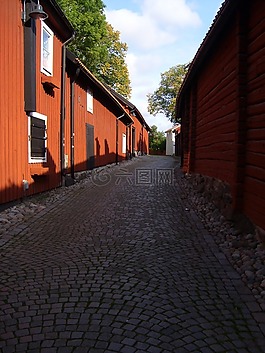 kyrkbacken,韦斯特罗斯,房子