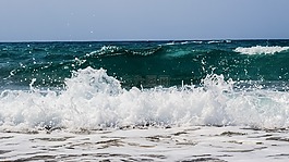波,砸,泡沫