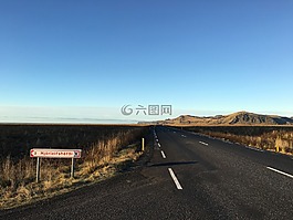 道路,冰島,孤單