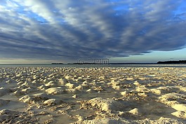海滩,kei群岛,天空