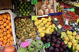 水果,市場,蔬菜水果