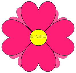 花,粉紅色,自然