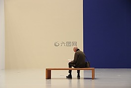 男子,讀取,成熟