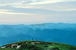 自行車,群山,地球