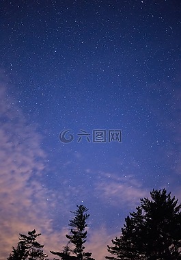 云,自然,夜