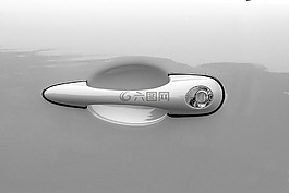 車,門把手,白