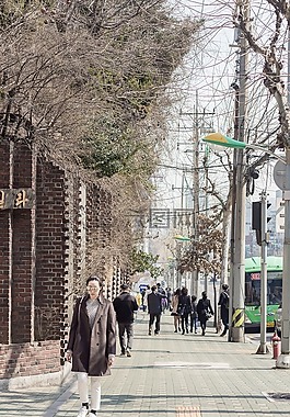 街头,这条街,光