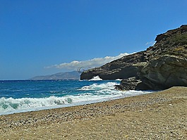 海岸線,波,離島