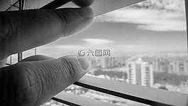 盲,房子,看