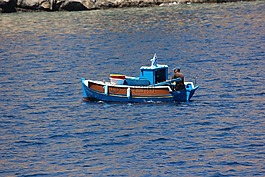 船,漁船,地中海