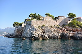 海,島,波