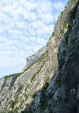 峽谷,高度,山