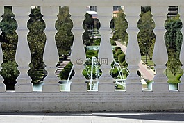欄桿,公園,對稱性