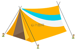 露營,營地,帳篷