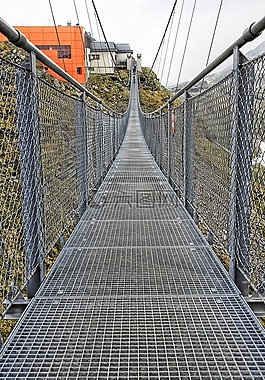橋,離,金屬