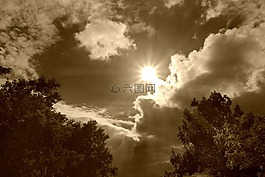 云,积云,天空