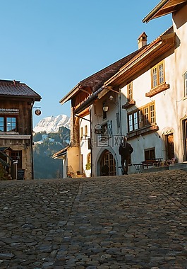 瑞士,小城,風景