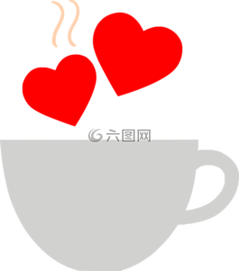 咖啡,愛(ài),熱