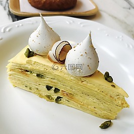 蛋糕,奶油,甜點