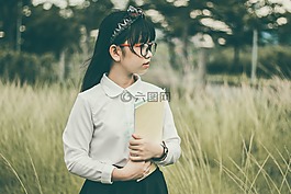 亞洲,模糊,書