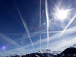 軌跡,空中交通,天空
