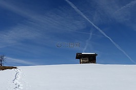senner 小屋,希尔,azure