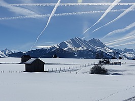雪地,heustadel,山