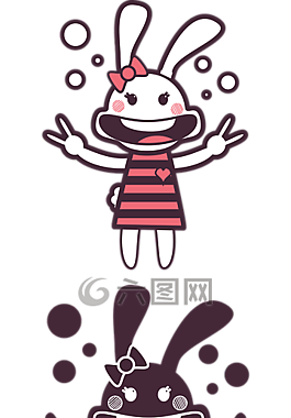 兔,微笑,日本