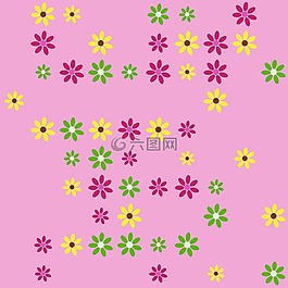 鮮花,模式,無縫