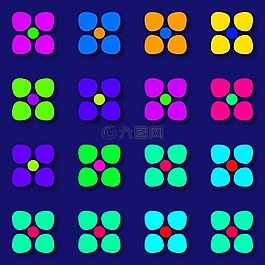 鮮花,模式,無縫