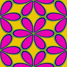 鮮花,模式,無縫