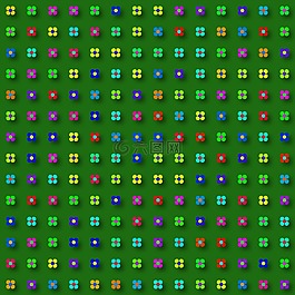 鮮花,模式,無縫