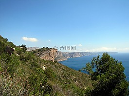 自然,海,視圖
