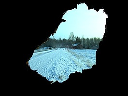 汽车,雪,芬兰