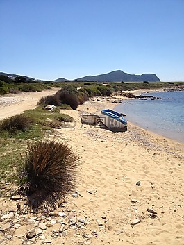 海灘,希臘,船