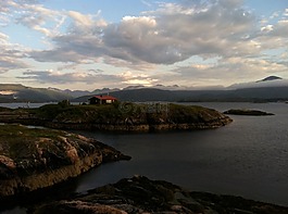 挪威,島,孤立