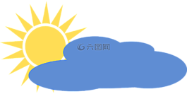 云,天气,象形图