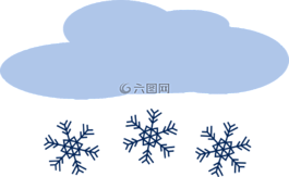 云,冬季,雪
