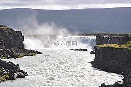 冰岛,瀑布,godafoss