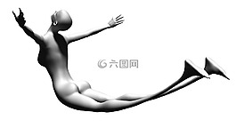 數(shù)字,女子,雕塑